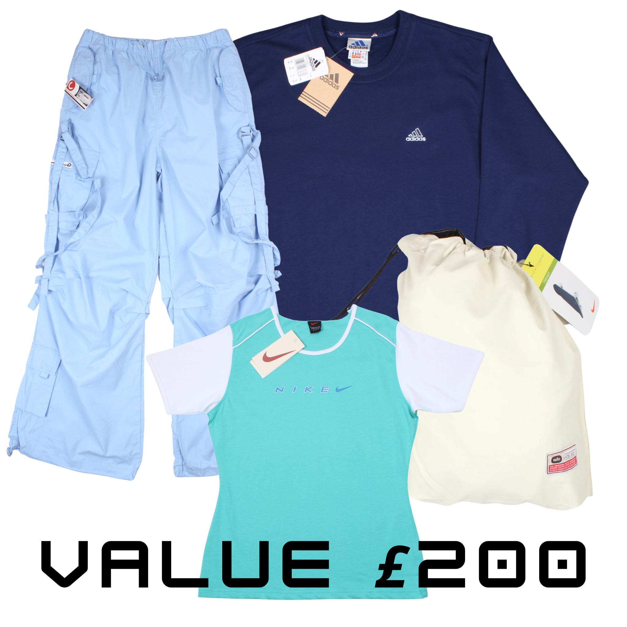 TILT EXCLUSIVE £200 DEADSTOCK BUNDLE WOMENS LARGE