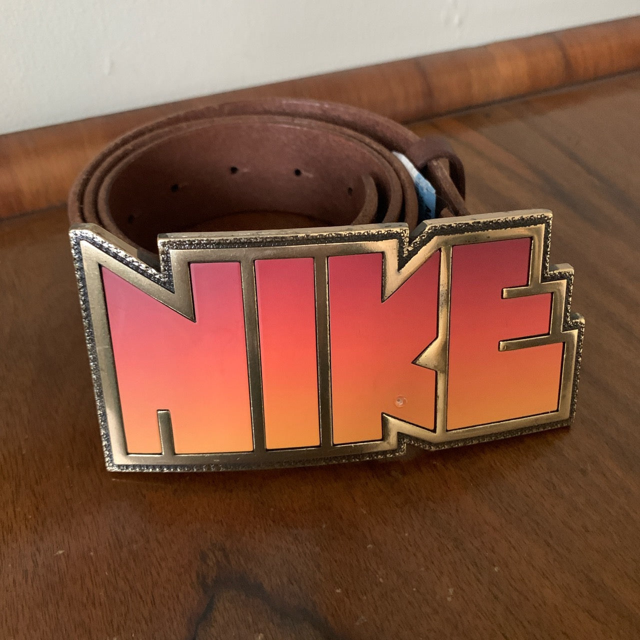 Vintage Nike Leather Belt (L) BNWT